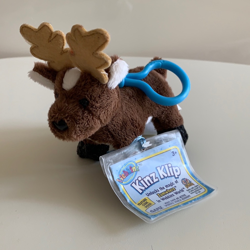 GANZ Kinz Klip Reindeer
